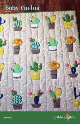 Baby Cactus quilt sewing pattern from Cabbage Rose