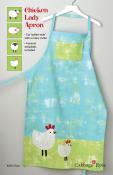 INVENTORY REDUCTION - Chicken Lady Apron sewing pattern from Cabbage Rose