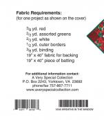BLOWOUT SPECIAL - Little Bits - Wreaths In The Window Table Runners sewing pattern from Cindi Edgerton 1