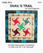 BLOWOUT SPECIAL - Little Bits - Snail's Trail quilt sewing pattern from Cindi Edgerton