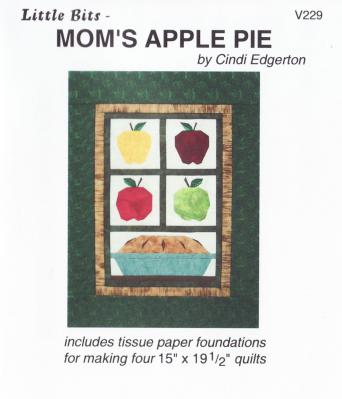 BLOWOUT SPECIAL - Mom's Apple Pie quilt sewing pattern from Cindi Edgerton