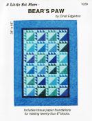 BLOWOUT SPECIAL - A Little Bit More - Bear's Paw quilt sewing pattern from Cindi Edgerton