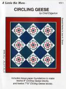 A Little Bit More - Circling Geese quilt sewing pattern from Cindi Edgerton