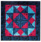 BLOWOUT SPECIAL - Log Cabin Star quilt sewing pattern from Cindi Edgerton 2