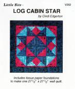 Little-Bits-Log-Cabin-Star-quilt-sewing-pattern-Cindi-Edgerton-front