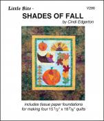 ***SPOTLIGHT SPECIAL ends at 11:59PM ET on 10/01/22 or when supply runs out whichever comes first***Little Bits - Shades Of Fall quilt sewing pattern from Cindi Edgerton