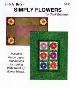 Little-Bits-Simply-Flowers-quilt-sewing-pattern-Cindi-Edgerton-front
