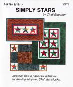 BLOWOUT SPECIAL - Little Bits - Simply Stars quilt sewing pattern from Cindi Edgerton