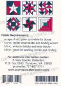 BLOWOUT SPECIAL - Little Bits - Holiday Mini-Quilt and Ornaments quilt sewing pattern from Cindi Edgerton 2