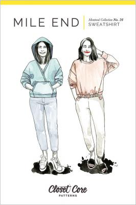 Mile End Sweatshirt sewing pattern from Closet Core Patterns