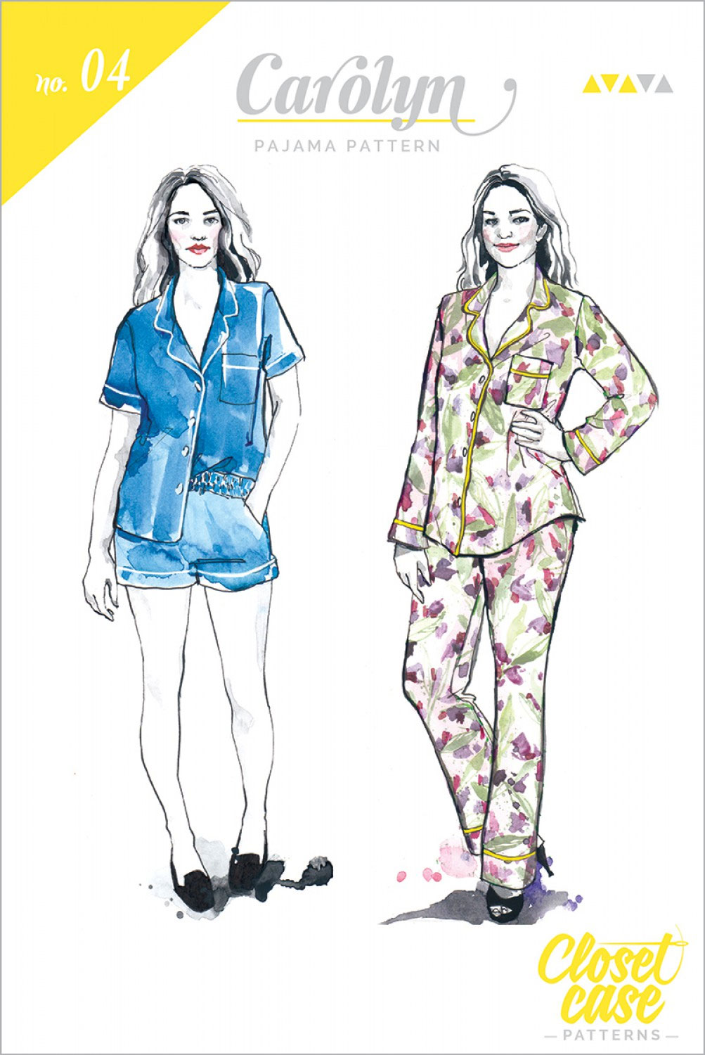 Carolyn-Pajamas-sewing-pattern-from-Closet-Case-front