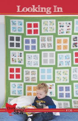 CLOSEOUT - Looking In quilt sewing pattern from Cluck Cluck Sew