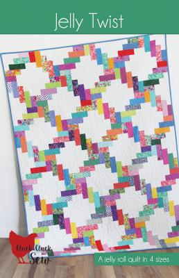 Jelly Twist quilt sewing pattern from Cluck Cluck Sew