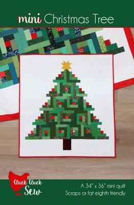 INVENTORY REDUCTION - Mini Christmas Tree quilt sewing pattern from Cluck Cluck Sew