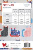 Print - Kitty Cats quilt sewing pattern from Cluck Cluck Sew 1