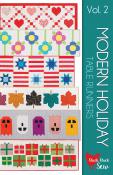 INVENTORY REDUCTION - PAPER - Modern Holiday #2 table runners sewing pattern from Cluck Cluck Sew