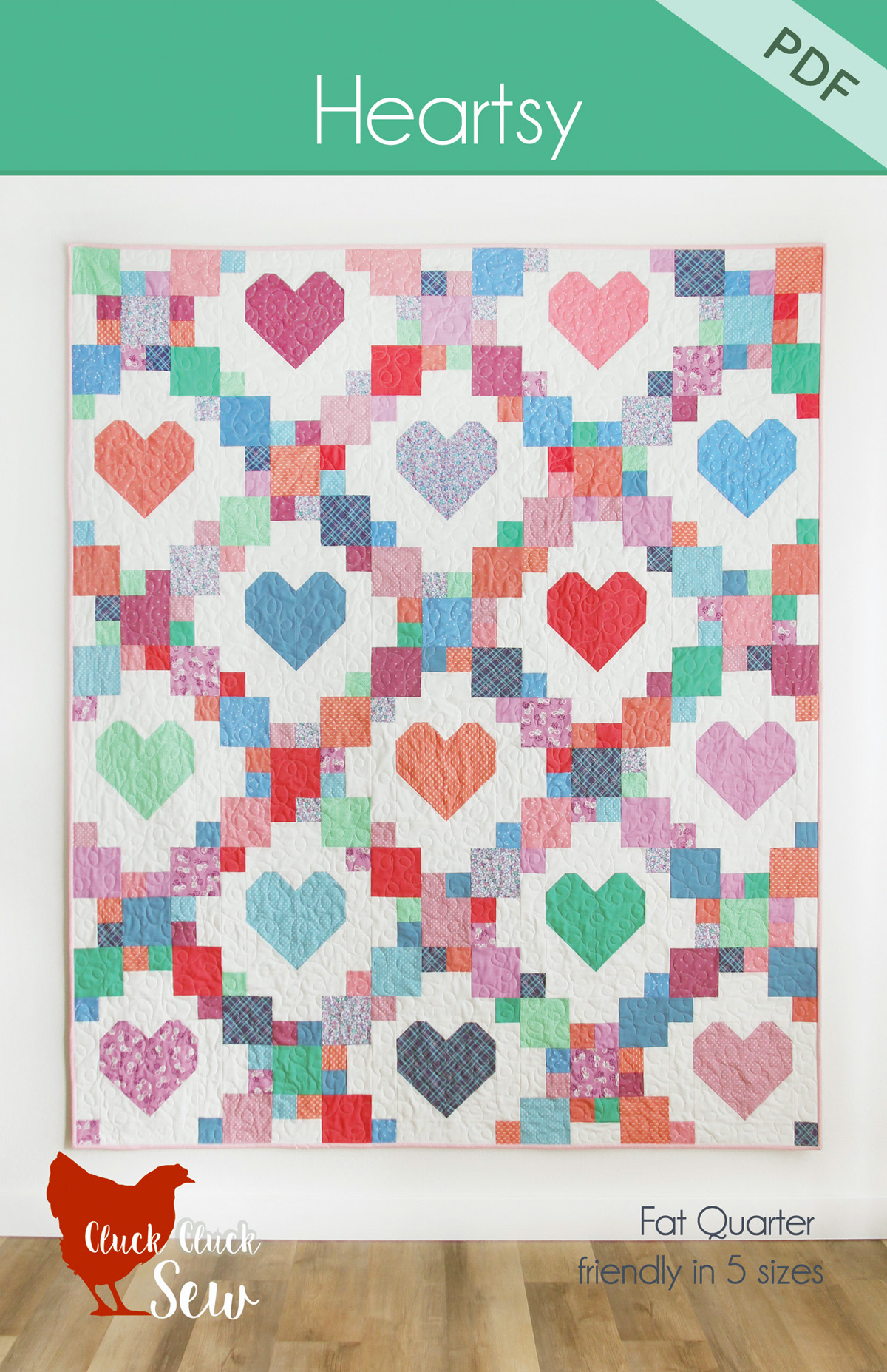 Heartsy-PDF-quilt-sewing-pattern-Cluck-Cluck-Sew-front