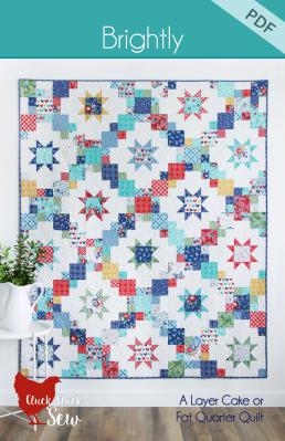 Digital Download - Brightly PDF quilt sewing pattern from Cluck Cluck Sew