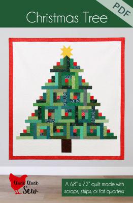 Digital Download - Christmas Tree PDF quilt sewing pattern from Cluck Cluck Sew