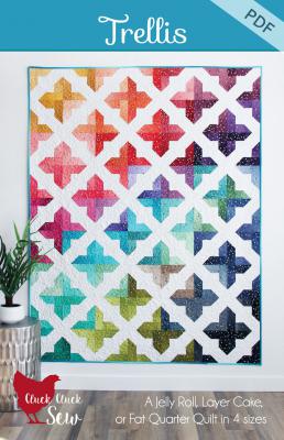 Digital Download - Trellis PDF quilt sewing pattern from Cluck Cluck Sew