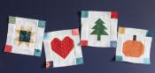 Mini Brightly Holidays quilt sewing pattern from Cluck Cluck Sew 5