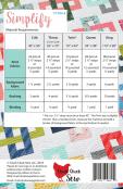 Digital Download - Simplify PDF quilt sewing pattern from Cluck Cluck Sew 1