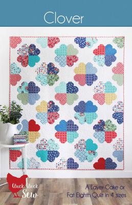 YEAR END INVENTORY REDUCTION - Clover quilt sewing pattern from Cluck Cluck Sew