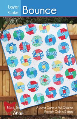 INVENTORY REDUCTION - Layer Cake Bounce quilt sewing pattern from Cluck Cluck Sew