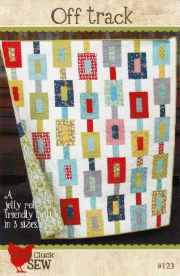 Off Track quilt sewing pattern from Cluck Cluck Sew