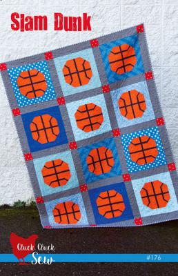 Slam Dunk quilt sewing pattern from Cluck Cluck Sew
