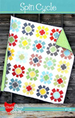CLOSEOUT - Spin Cycle quilt sewing pattern from Cluck Cluck Sew
