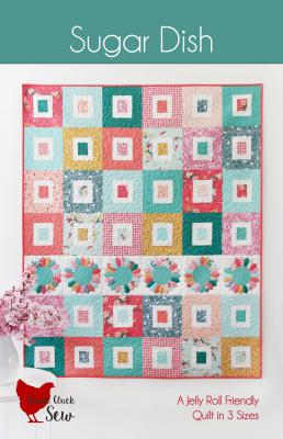 CLOSEOUT - Sugar Dish quilt sewing pattern from Cluck Cluck Sew