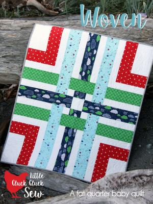 Woven quilt sewing pattern from Cluck Cluck Sew