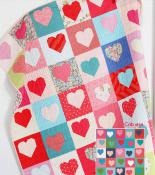 Box Of Hearts quilt sewing pattern from Cluck Cluck Sew 2