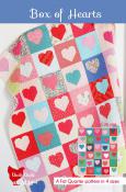 PAPER - Box Of Hearts quilt sewing pattern from Cluck Cluck Sew