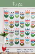Tulips quilt sewing pattern from Cluck Cluck Sew
