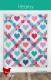 Heartsy quilt sewing pattern (paper/print version) from Cluck Cluck Sew