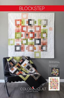Blockstep quilt sewing pattern by Robin Pickens