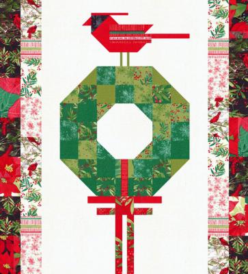 Cardinals-Christmas-Wreath-quilt-sewing-pattern-color-and-quilt-1