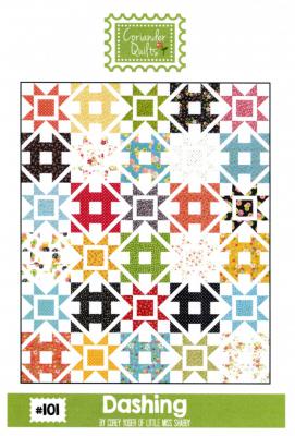 Dashing quilt sewing pattern from Corey Yoder at Coriander Quilts