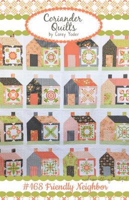 Friendly Neighbor quilt sewing pattern from Corey Yoder at Coriander Quilts