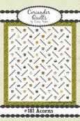 Acorns quilt sewing pattern from Corey Yoder at Coriander Quilts