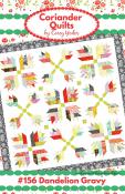 Dandelion Gravy quilt sewing pattern from Corey Yoder at Coriander Quilts