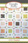 Patched quilt sewing pattern from Corey Yoder at Coriander Quilts