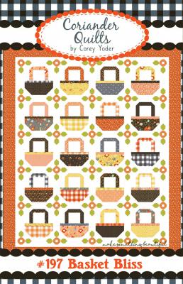 Basket Bliss quilt sewing pattern from Corey Yoder at Coriander Quilts