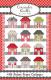 BLACK FRIDAY - Picket Fence Cottages quilt sewing pattern from Corey Yoder at Coriander Quilts