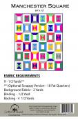 INVENTORY REDUCTION - Manchester Square quilt sewing pattern from Cotton Street Commons 1