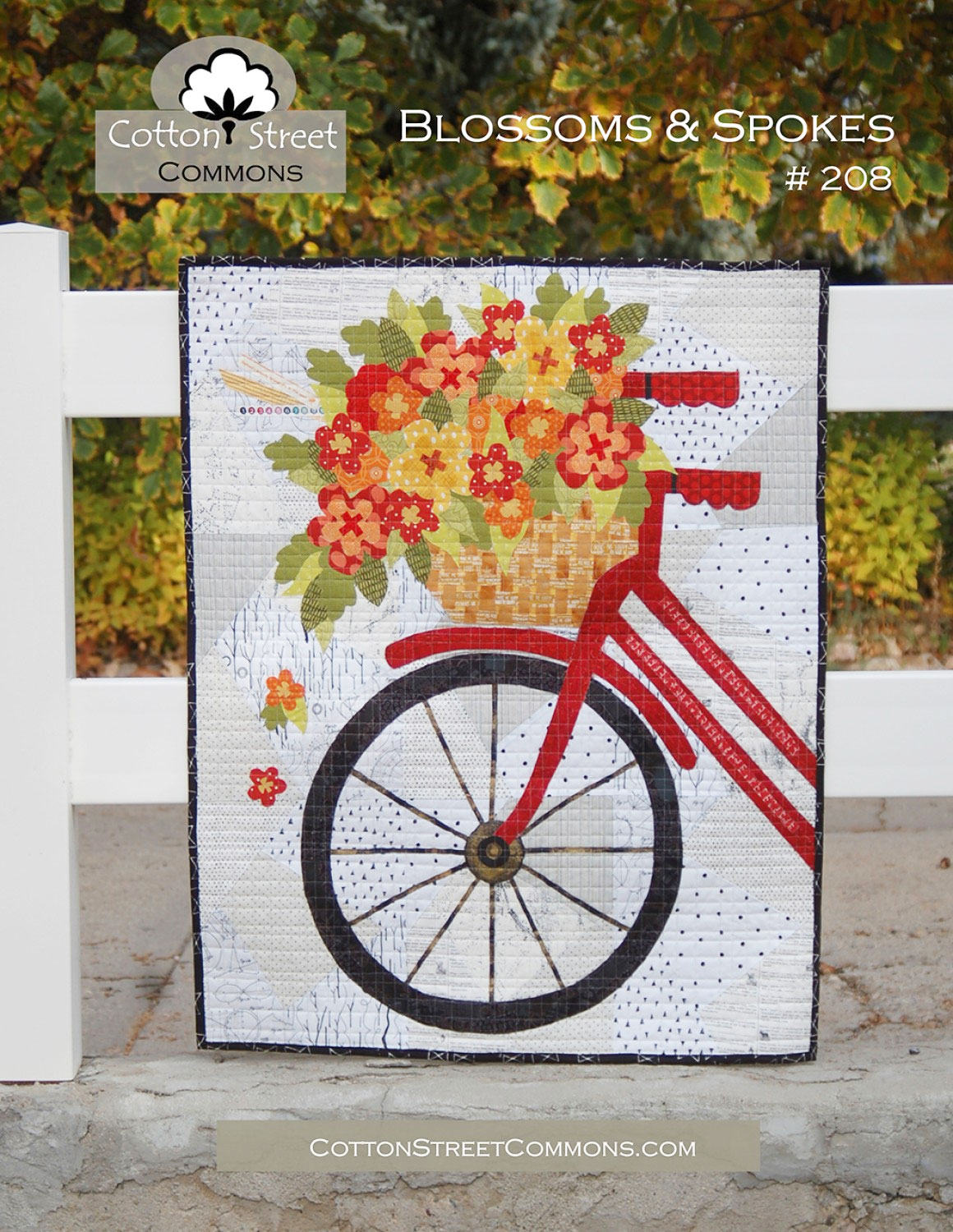 Blossoms-and-Spokes-quilt-sewing-pattern-Cotton-Street-Commons-front