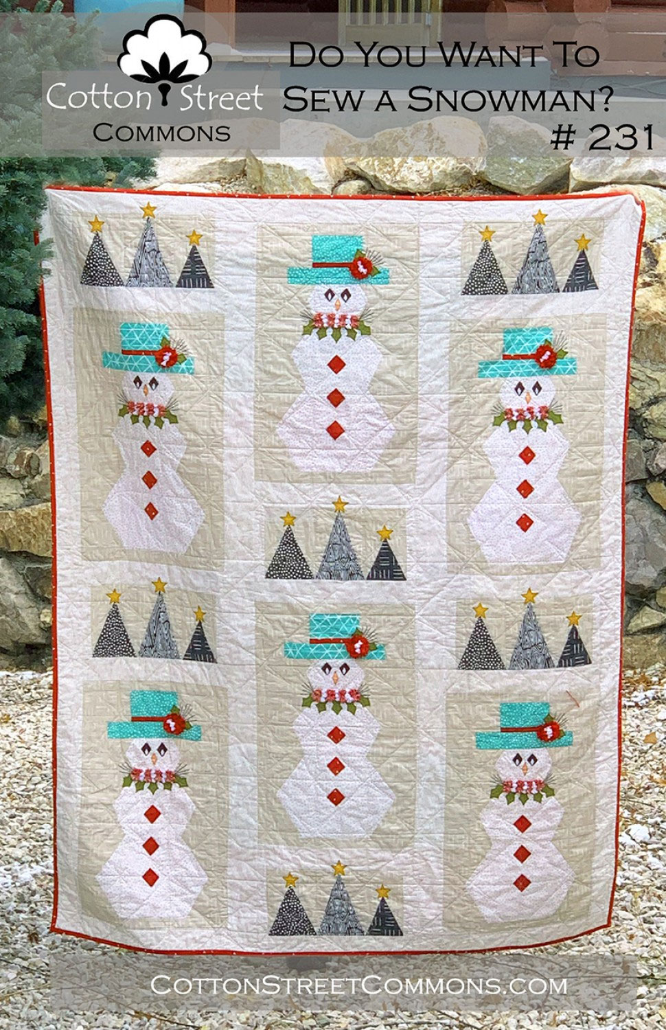 Do-You-Want-To-Sew-a-Snowman-quilt-sewing-pattern-Cotton-Street-Commons-front