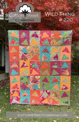 Wild Thing quilt sewing pattern from Cotton Street Commons